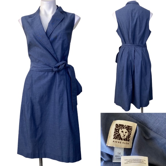 Anne Klein Dresses & Skirts - Anne Klein faux wrap dress